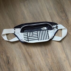 The North Face Black and White Belt Bag